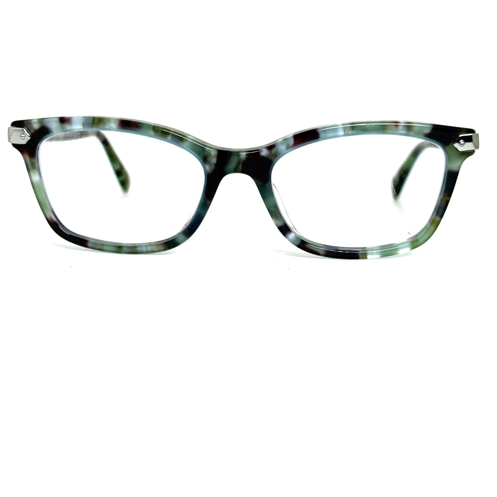 Coach Green Tortoise Rectangular Optical Glasses